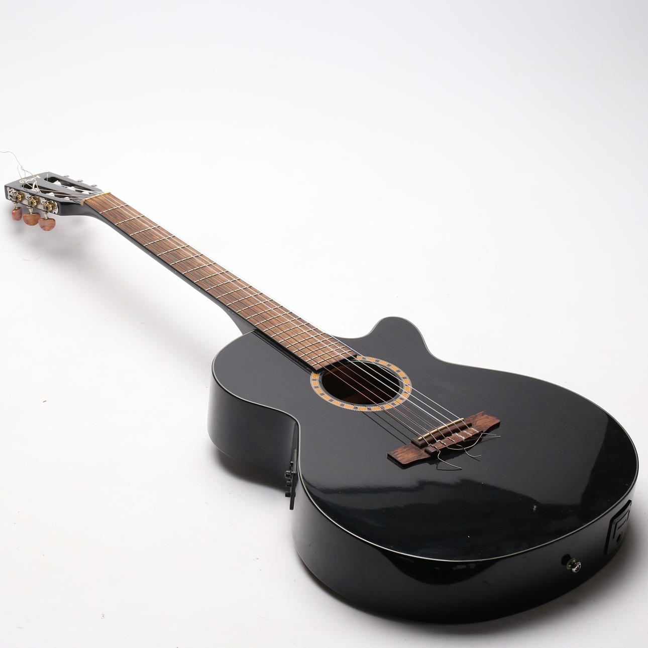 GUITARRA ACÚSTICA, CEC5 BLK, Cort.