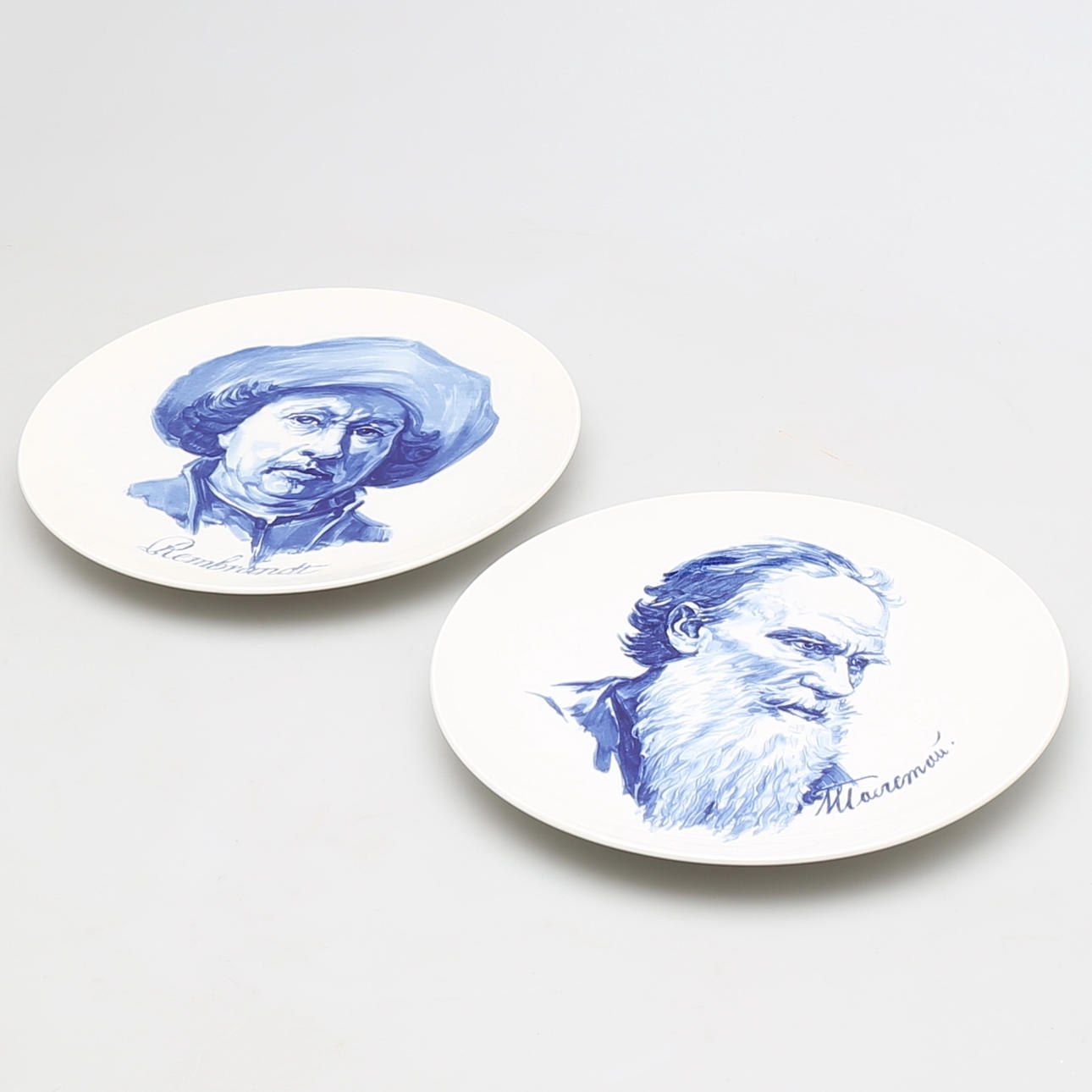 SAMLARTALLRIKAR i porslin, 2 st, Meissen.