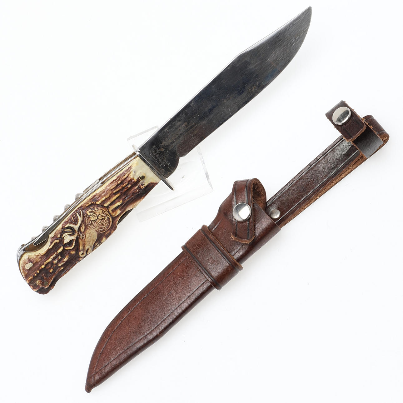 JAGDMESSER, Solingen, mit Klappdetails, Deutschland.