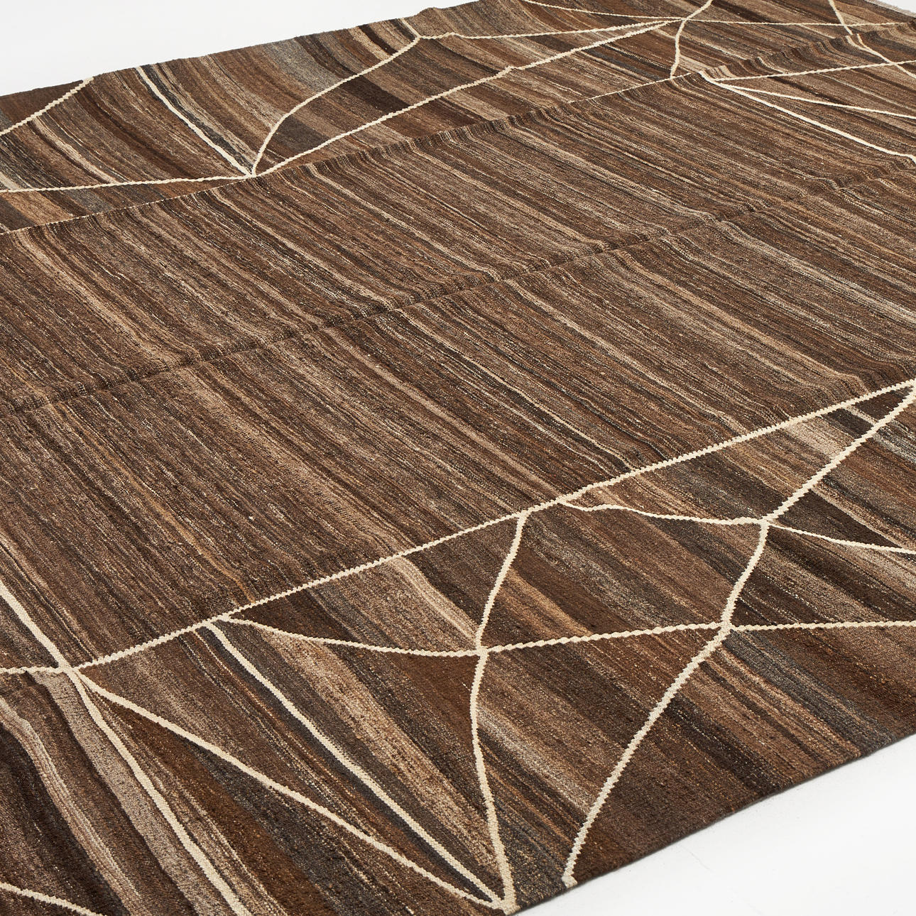 KELIM, ca 347x256cm, marokkansk design.