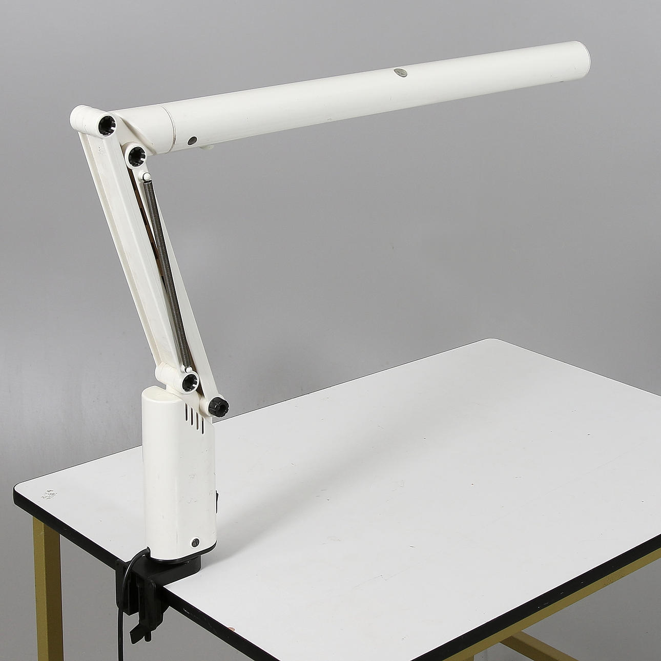 SKRIVBORDSLAMPA, "Lucifer", Tom Ahlström & Hans Ehrich / A&E Design, Fagerhult, formgiven 1975.