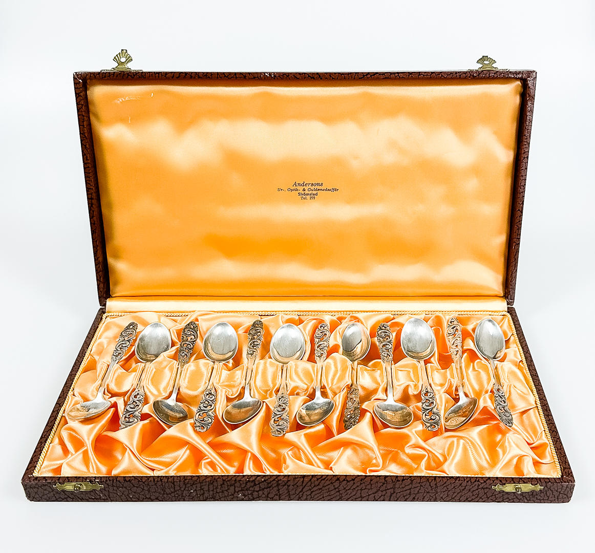 SKEDAR, silver 12 st, norskt mönster, Norge.