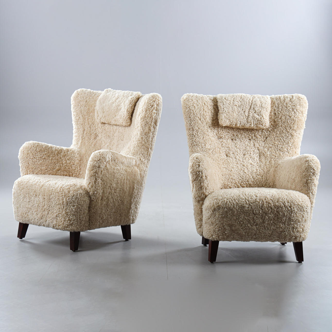 ARMCHAIRS, a pair, Swedish Modern, 1940s.