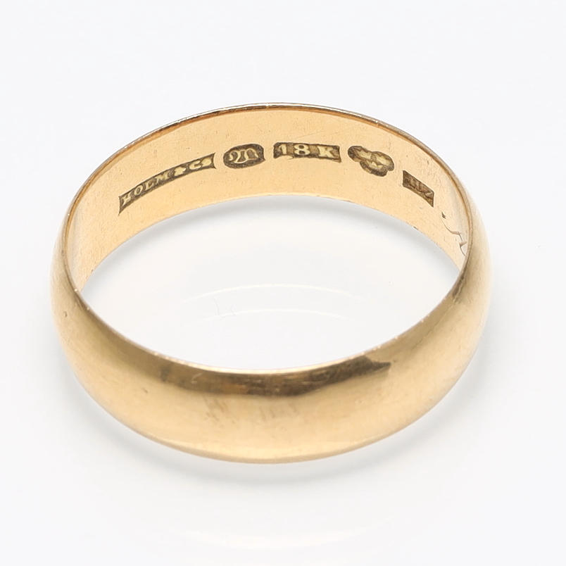 GOLDRING, 18K. 6,21 Gramm.