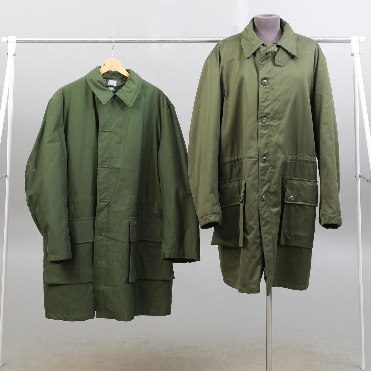 FÖRSVARETS vinterjacka två stycken.