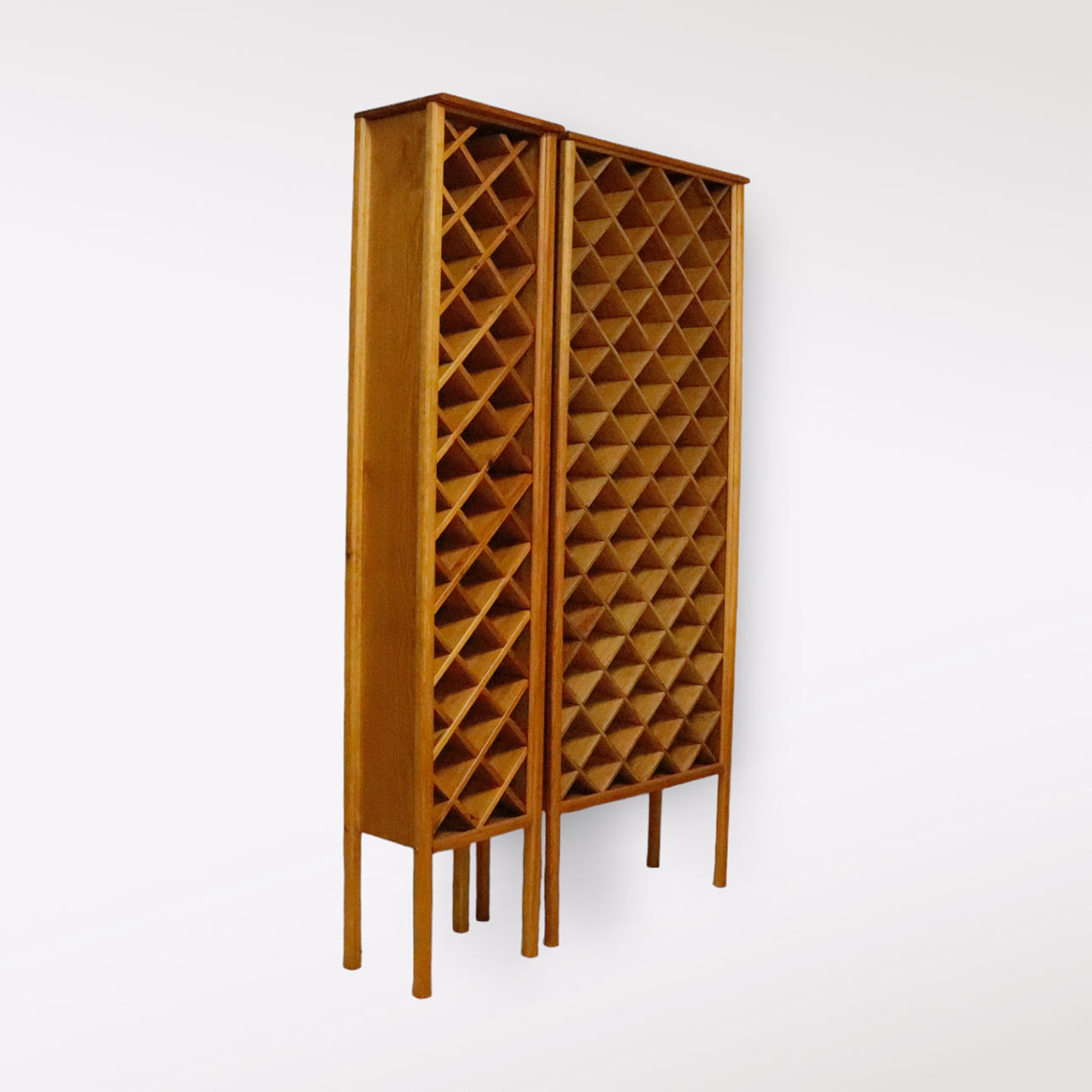 VINSTÄLL, golvmodell, 2 st, trä, 1900-tal.