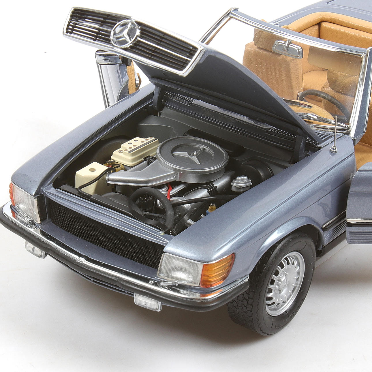MODEL CAR, metal, Mercedes 450 SL, 1973-80, CMC, Germany