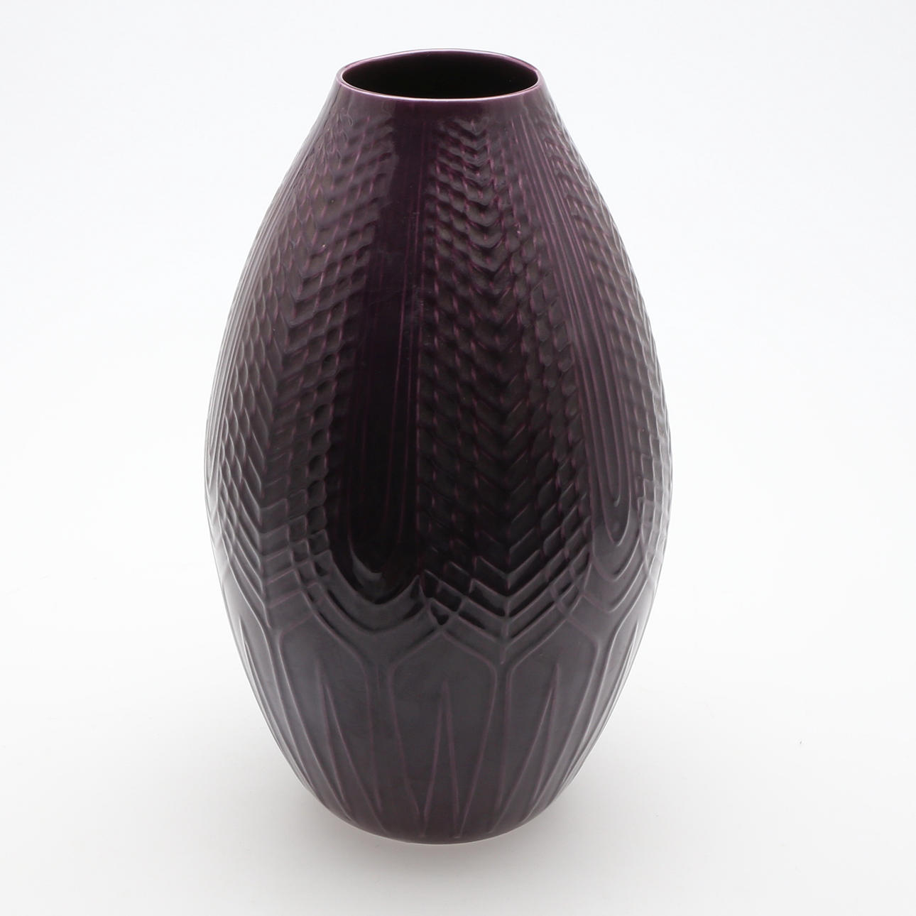 GOLVVAS, porslin, "Ax", Berit Ternell, Upsala-Ekeby, Gefle, 1900-tal.