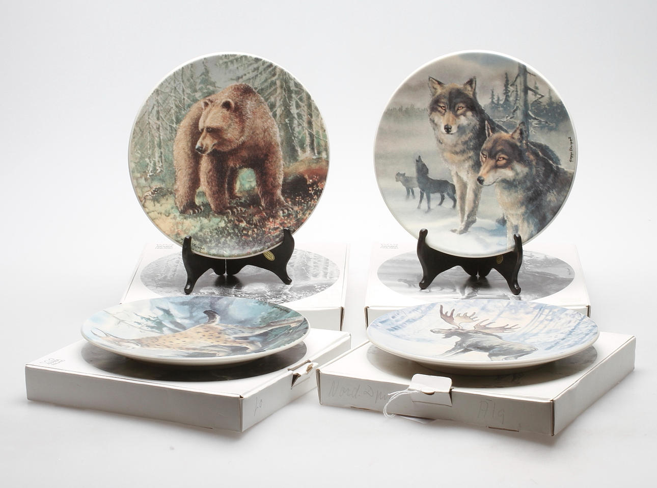 SAMLARTALLRIKAR, 4 st, keramik, Arabia, Finland.