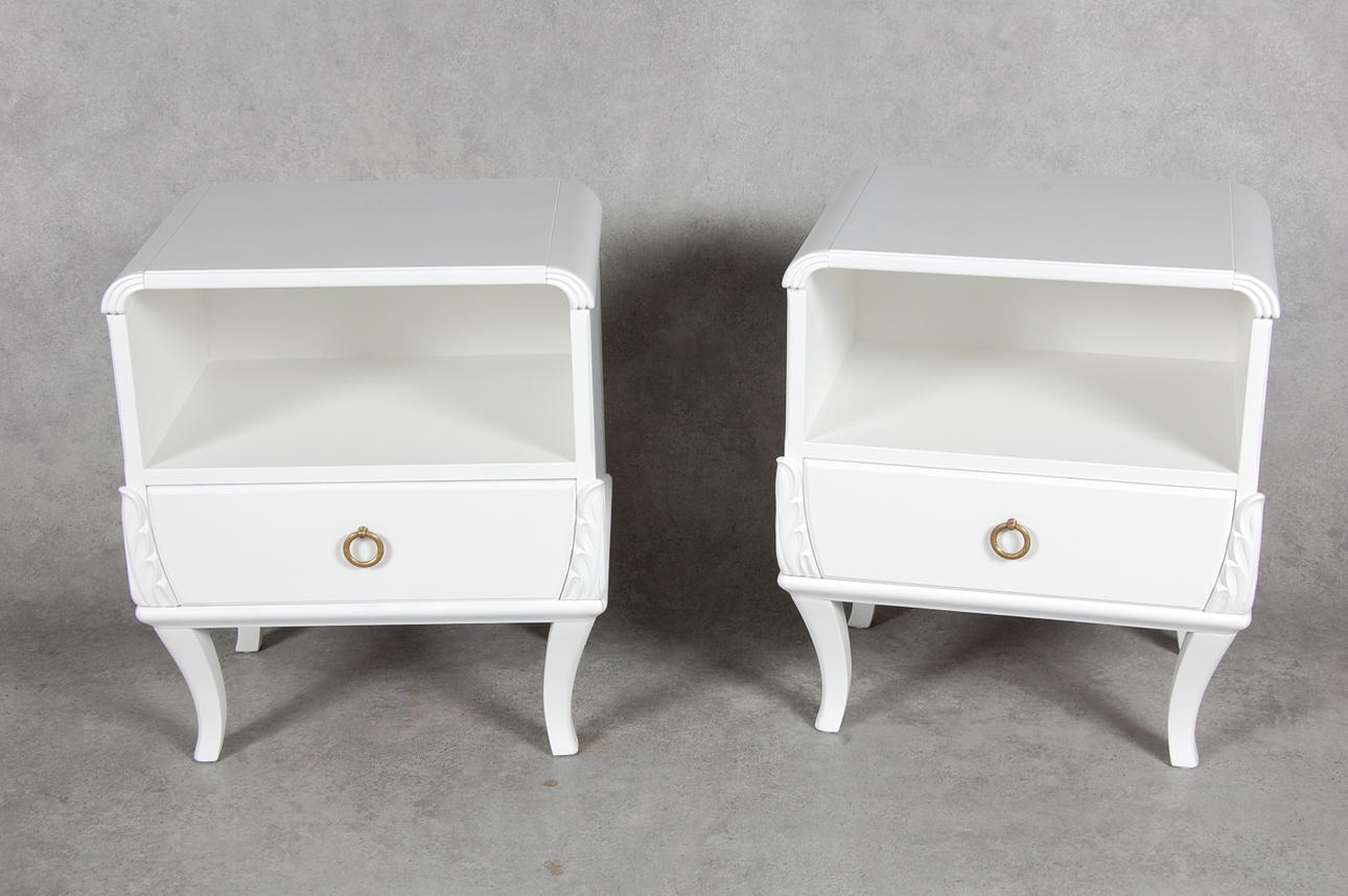 NATTDUKSBORD, 1 par, Emmaboda möbelfabrik.