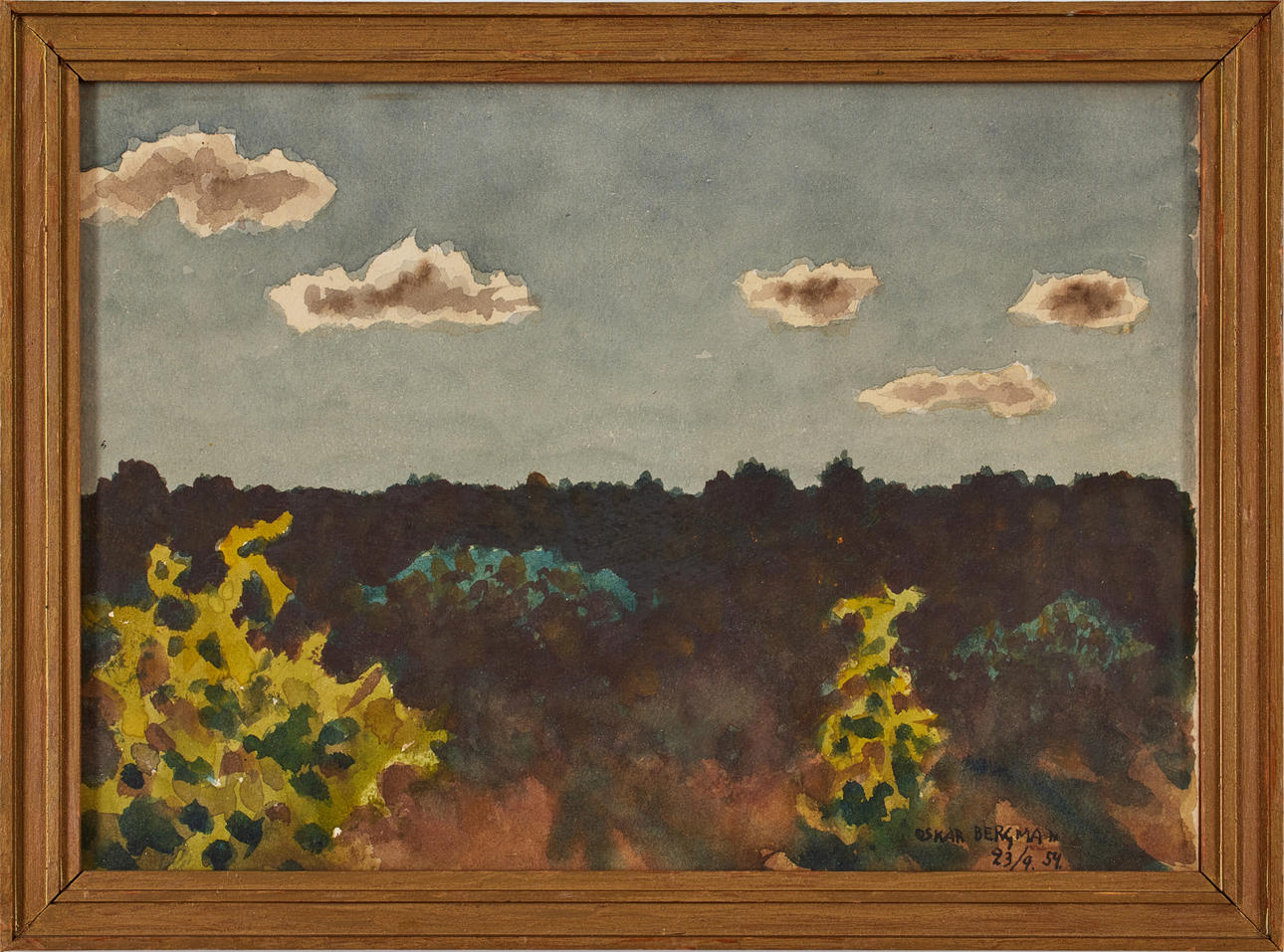 OSKAR BERGMAN. Study.