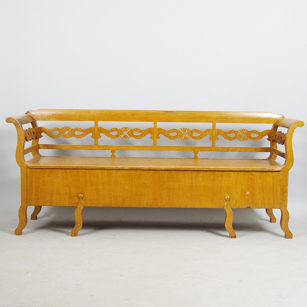 KÖKSSOFFA, drickamålad, sekelskiftet 1800/1900.