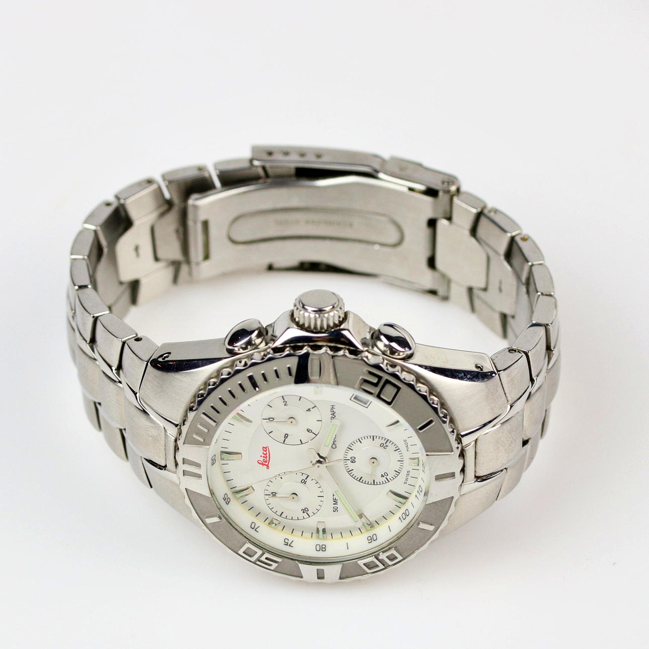 【超希少】ライカ Leica chronograph ETA G10.211 超希少】ライカ Leica chronograph ETA G10.211 - メルカリ