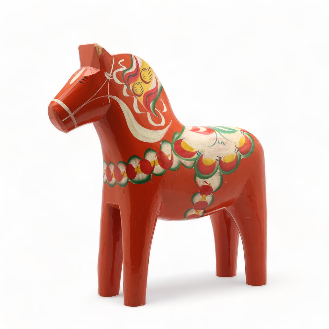 DALA HEST, malet træ, Dalarna, 1900-tallet.