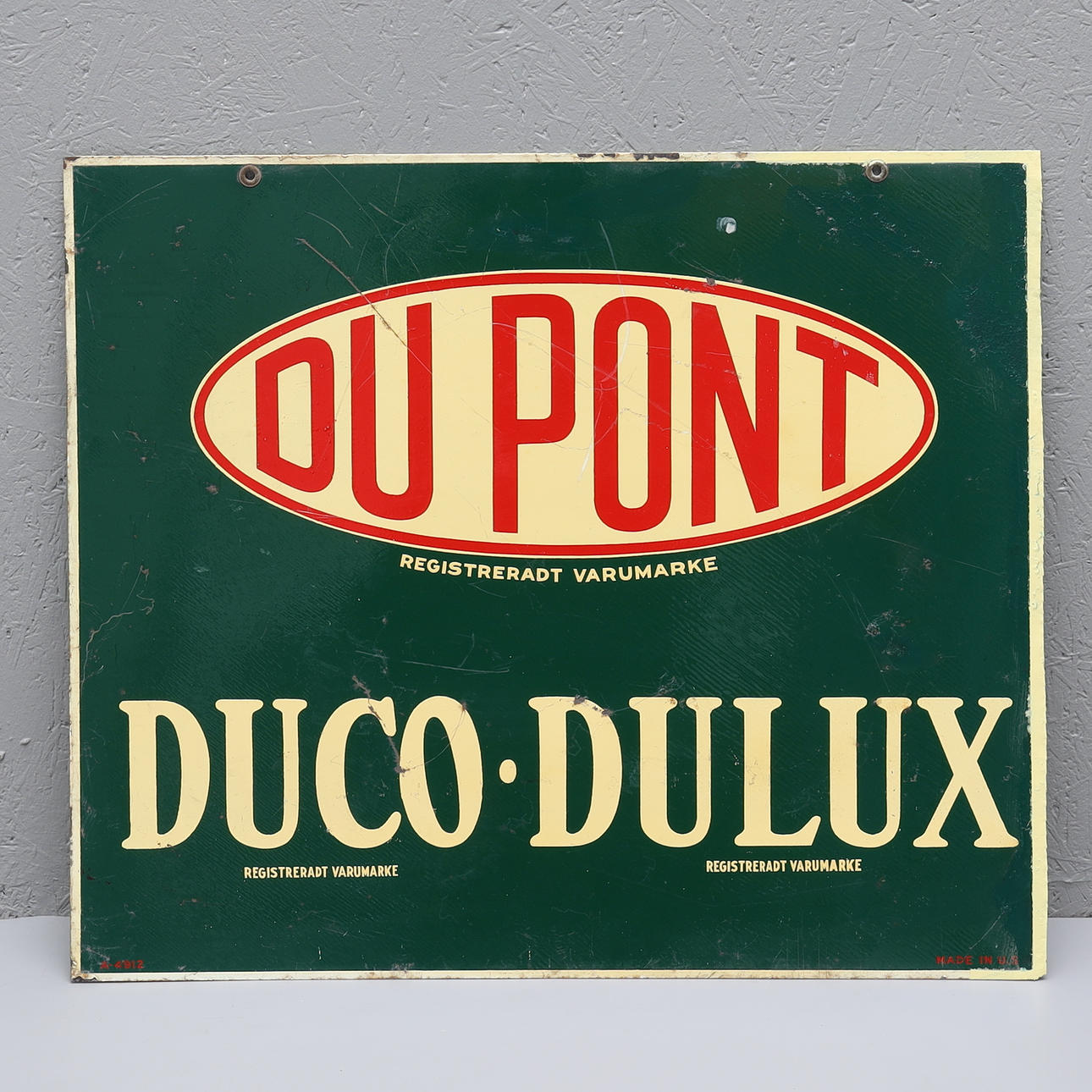 LETRERO DUPONT DUCO DULUX, EE. UU.