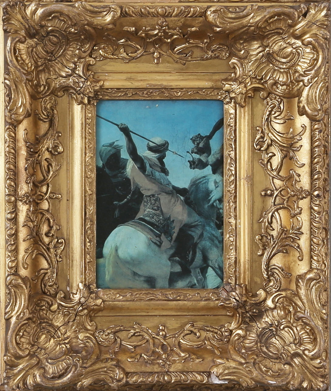 TAVLA, Tryck, 18/1900-tal, Orientalisk.