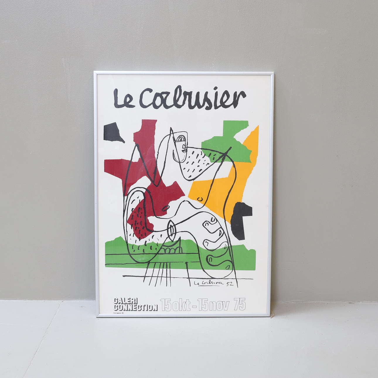 POSTER, Le Corbusier, Galerie Connection, 1975. Art - Other - Auctionet