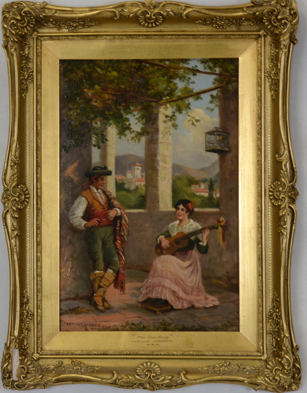 TREVOR HADDON. Olja på duk.