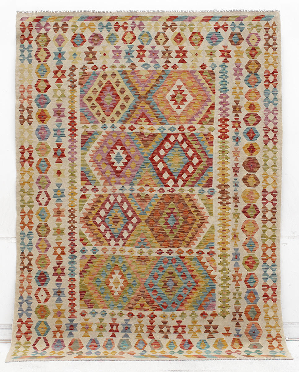 MATTA, Orientalisk, Kelim, Uzbak, 253 x 179 cm.