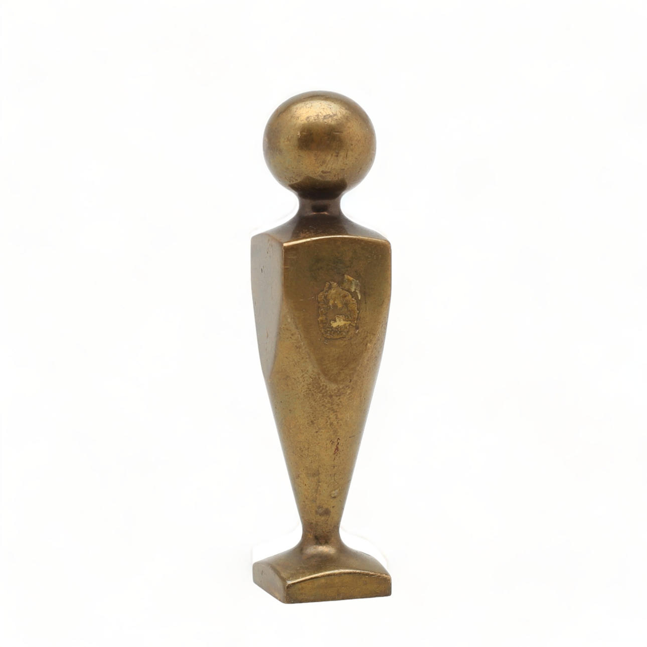 Siegelstempel, Messing, mit Monogramm, 1900er Jahre.