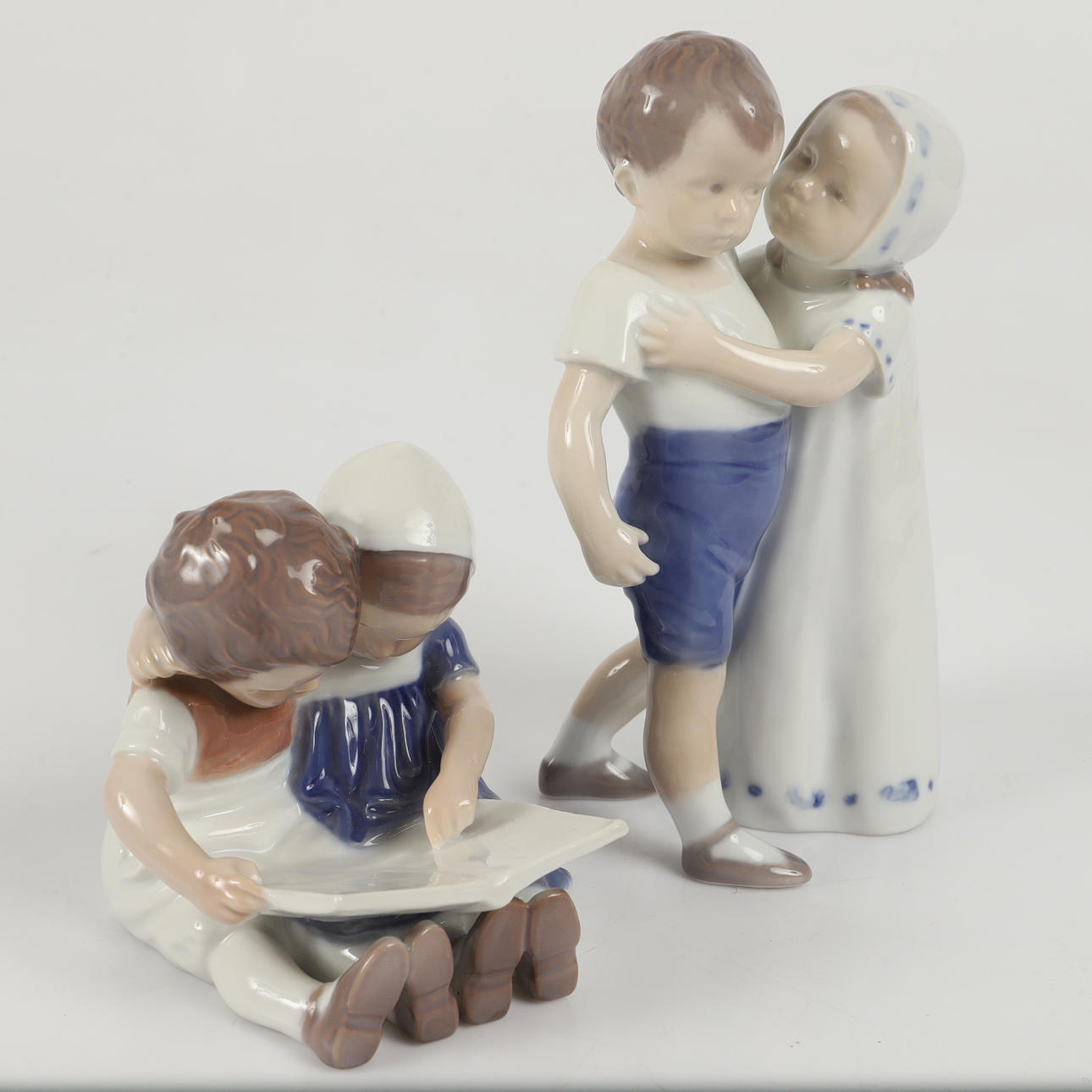 FIGURINER, 2 stycken, Bing & Göndahl, Danmark.