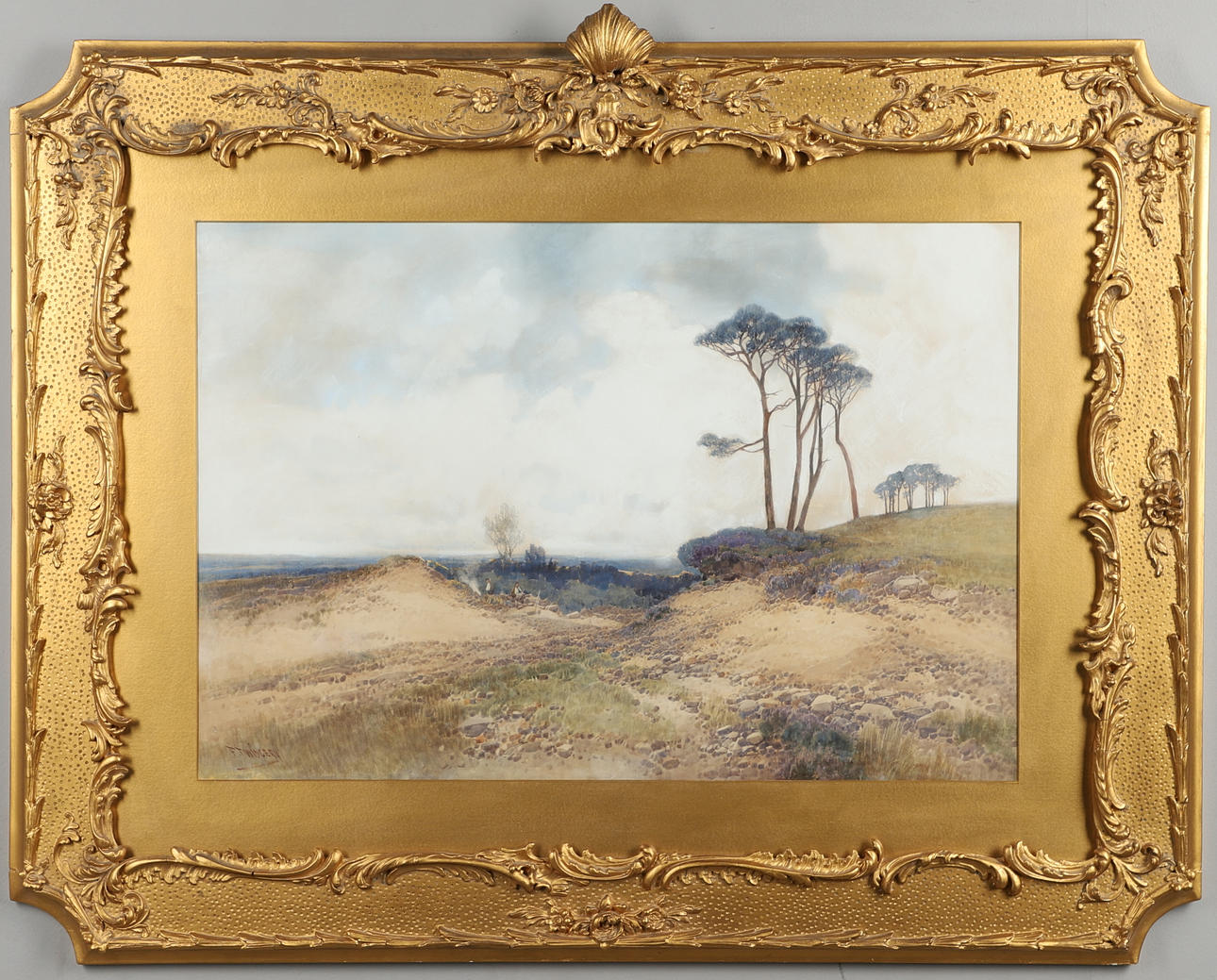 FREDERICK JOHN WIDGERY (1861-1942). WOODBURY COMMON, SOUTH DEVON.
