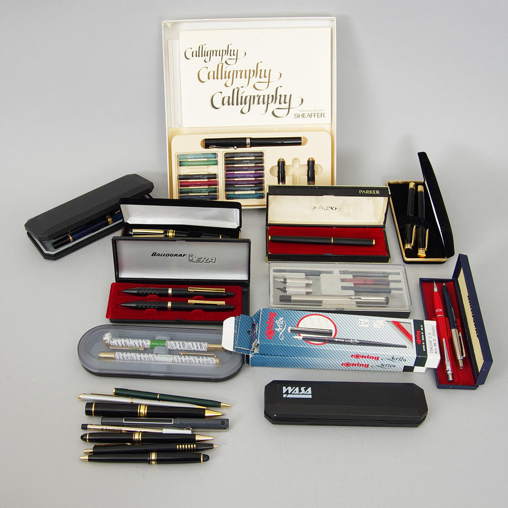 RESERVOIRPENNOR, BLÄCKPENNOR MM.