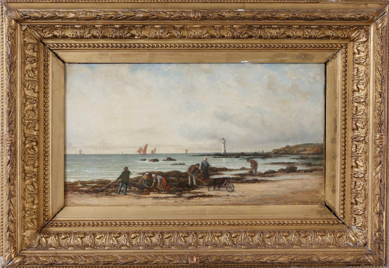 OIDENTIFIERAD KONSTNÄR. Olja på duk, England, 1800-tal.