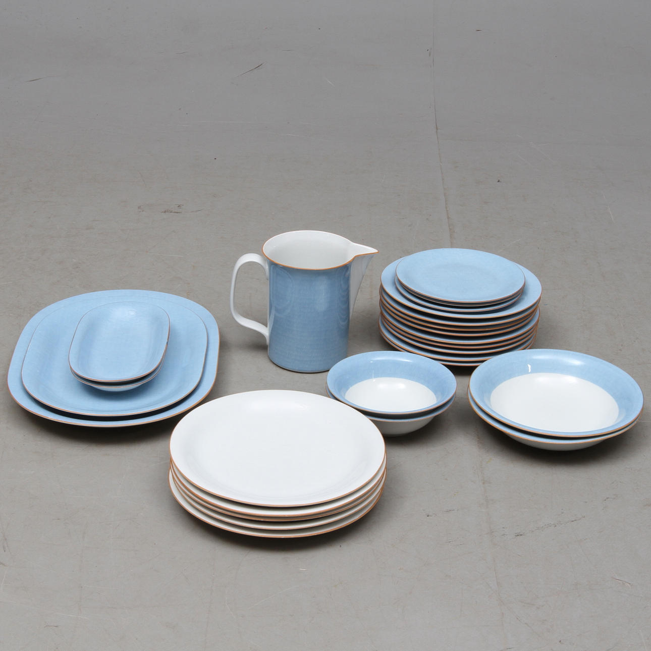 MATSERVISDELAR, 26 delar, porslin, "Primeur", Signe Persson- Melin, Rörstrand, 1980-tal.