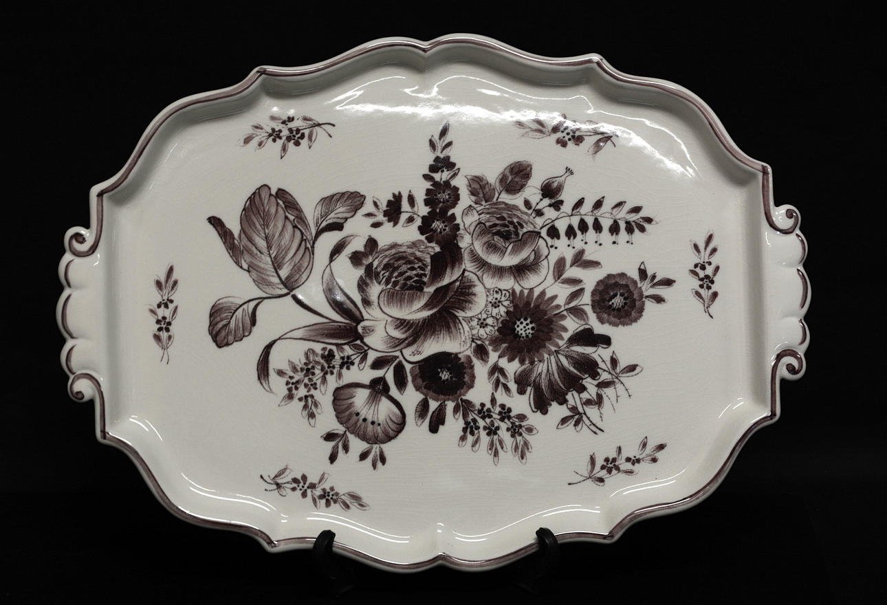 UPPLÄGGNINGSFAT, porslin, Eugene Trost, 1950.