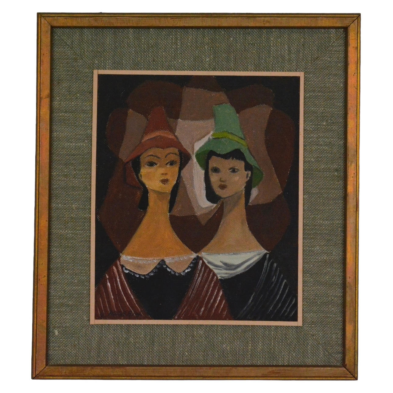 OIDENTIFIERAD KONSTNÄR. Olja på pannå.