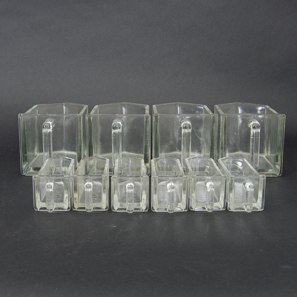 KRYDDSTÄLLSBEHÅLLARE, glas, Boett.