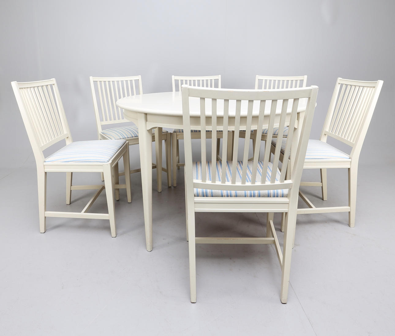 MATSALSMÖBEL, 7 delar, 1960/70-tal.