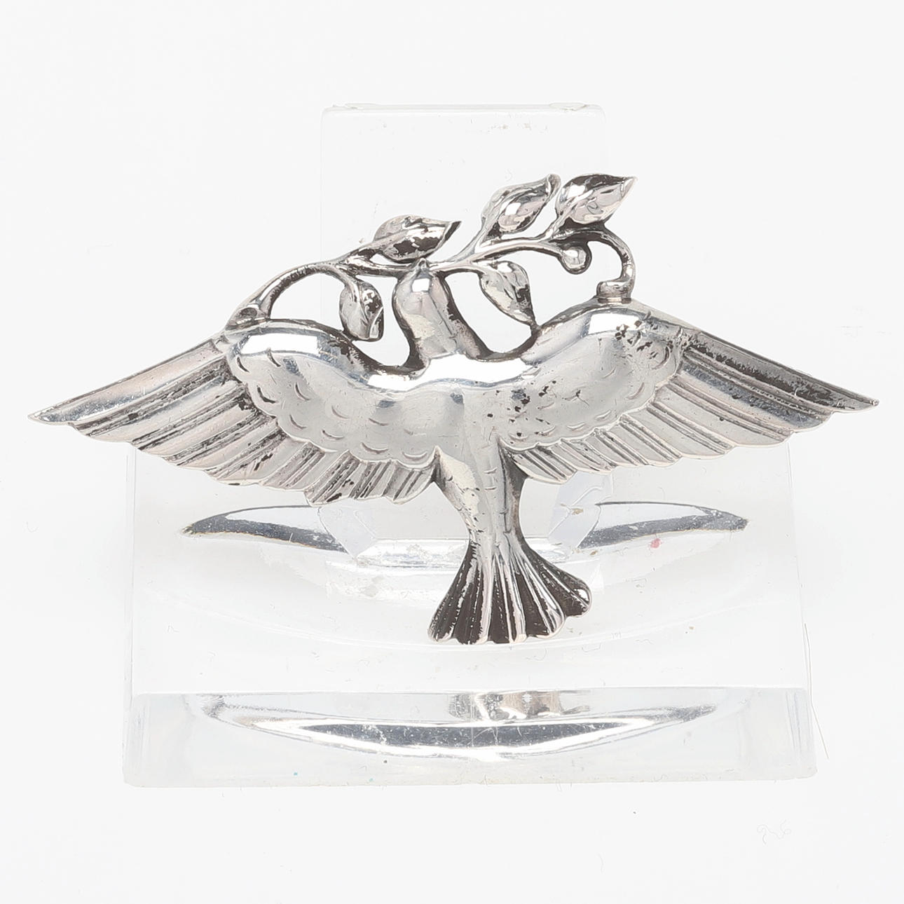 BROSCHE, Friedenstaube, Silber, GD&Co, 1952.