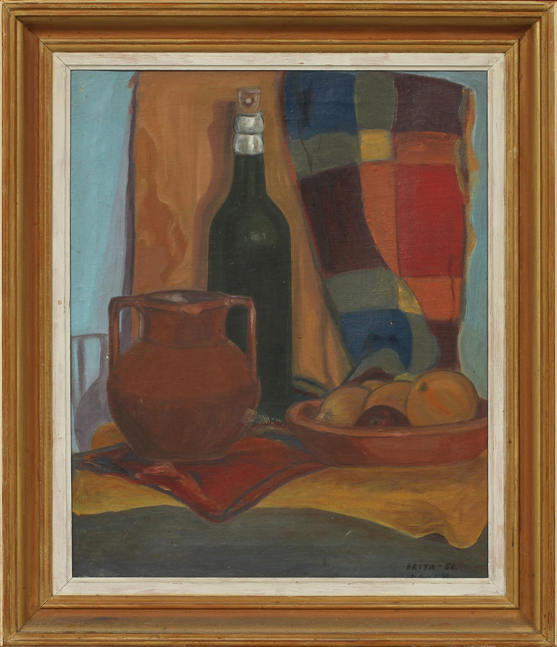 BRITA HANSON. Olja på duk. Signerad o dat -51.