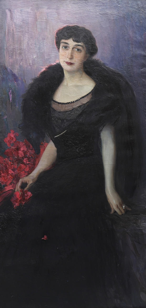 PASCAL DE BEUCKER. Porträt eines jungen Mädchens.