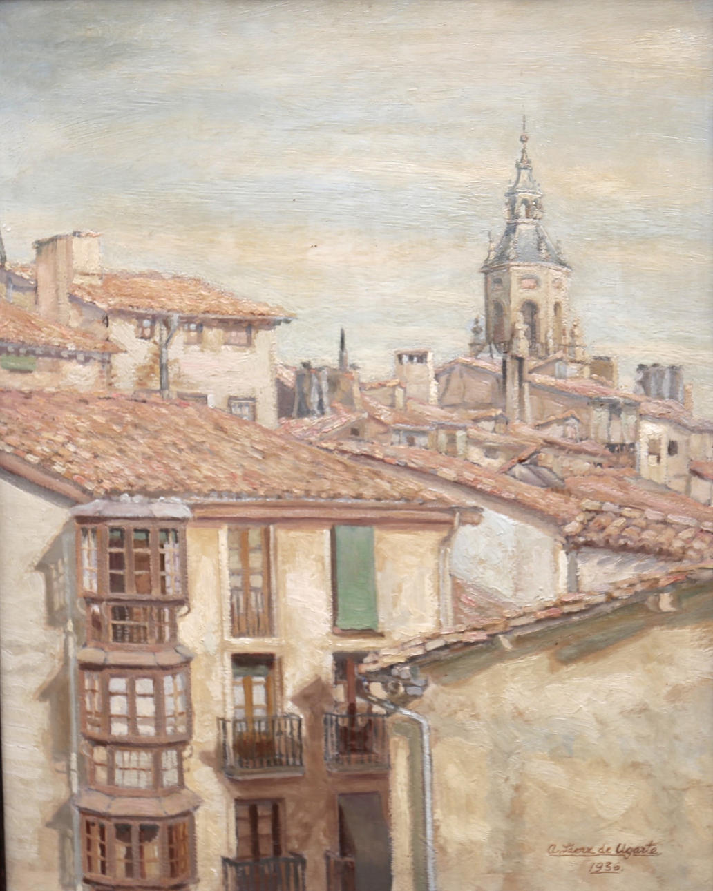 ÁNGEL SÁENZ DE UGARTE. Urban view, Vitoria.