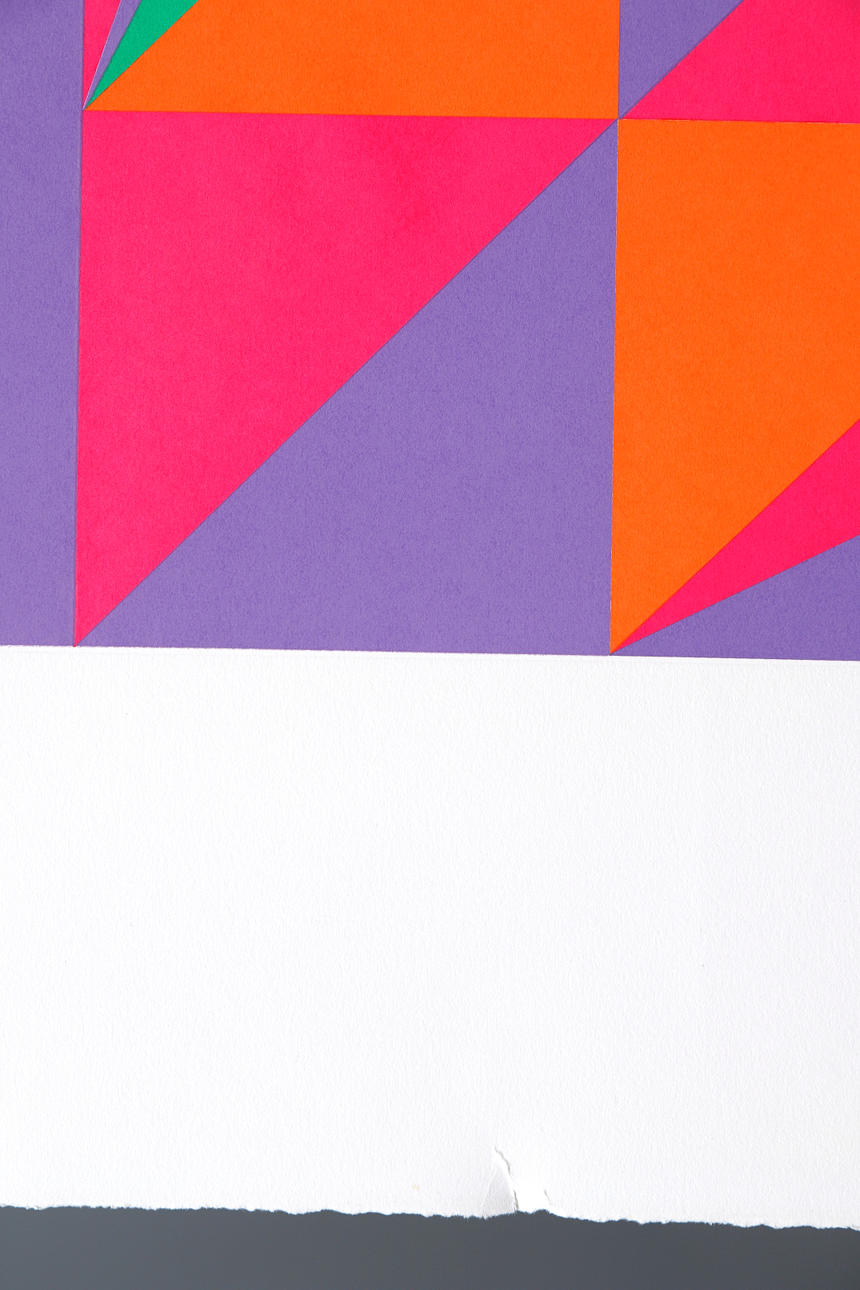 MAX BILL. „Vier mal acht identische Farbportionen“. Kunst