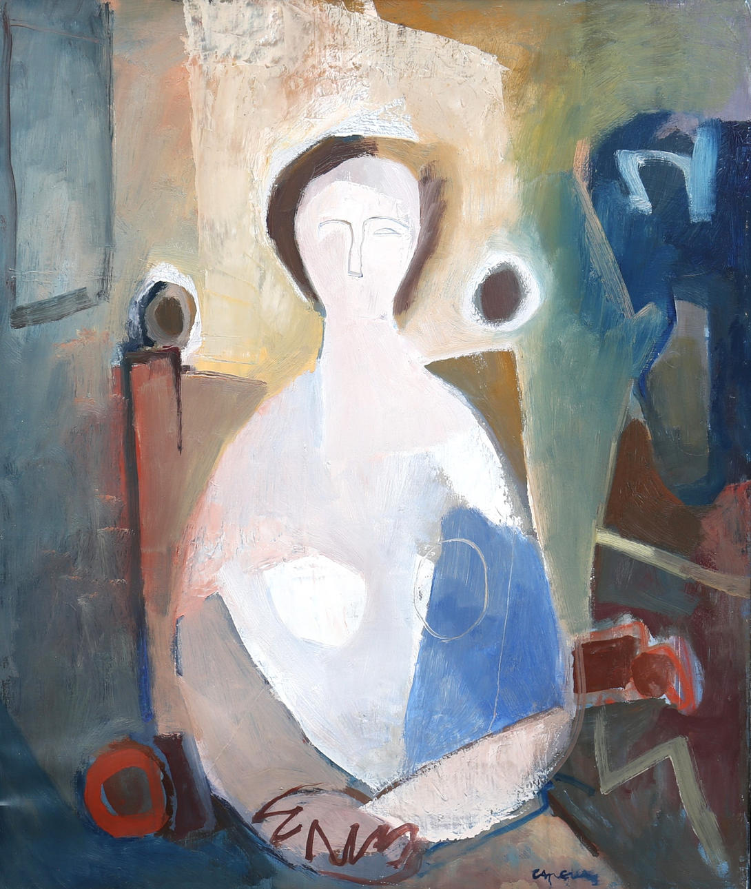 JOAN CAPELLA. Una joven.