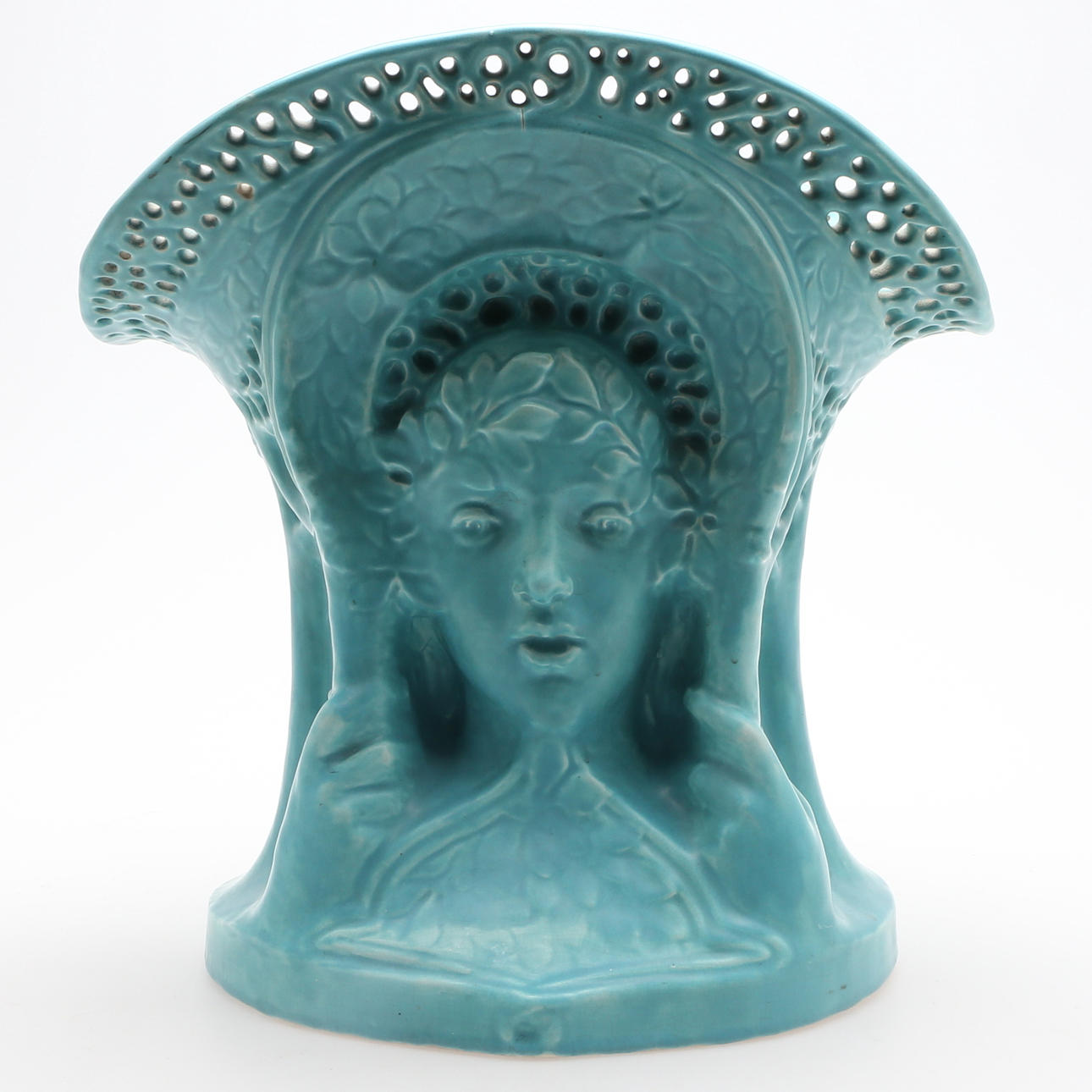 UPPSATSVAS, flintgods, Gustafsberg, Herman Neujd, 1900-talets början.