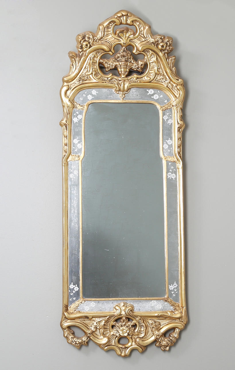 SPEGEL och KONSOLBORD, Rokokostil, 1900-tal.