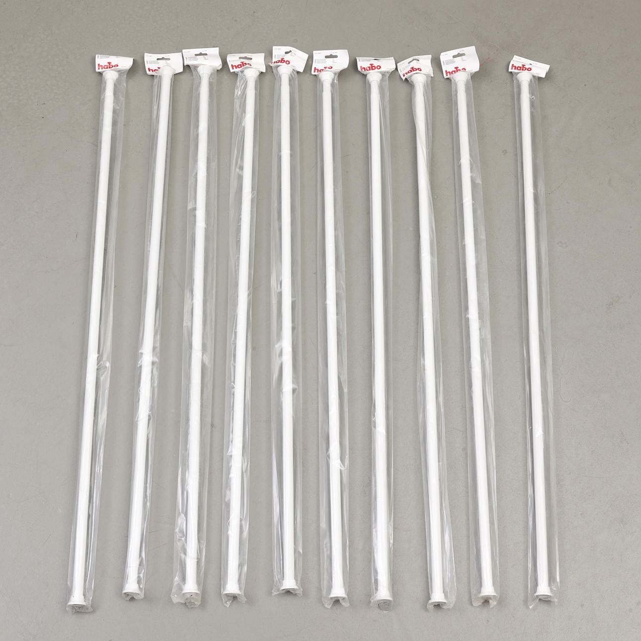 DUSCHDRAPERISTÄNGER, 10 st, habo.