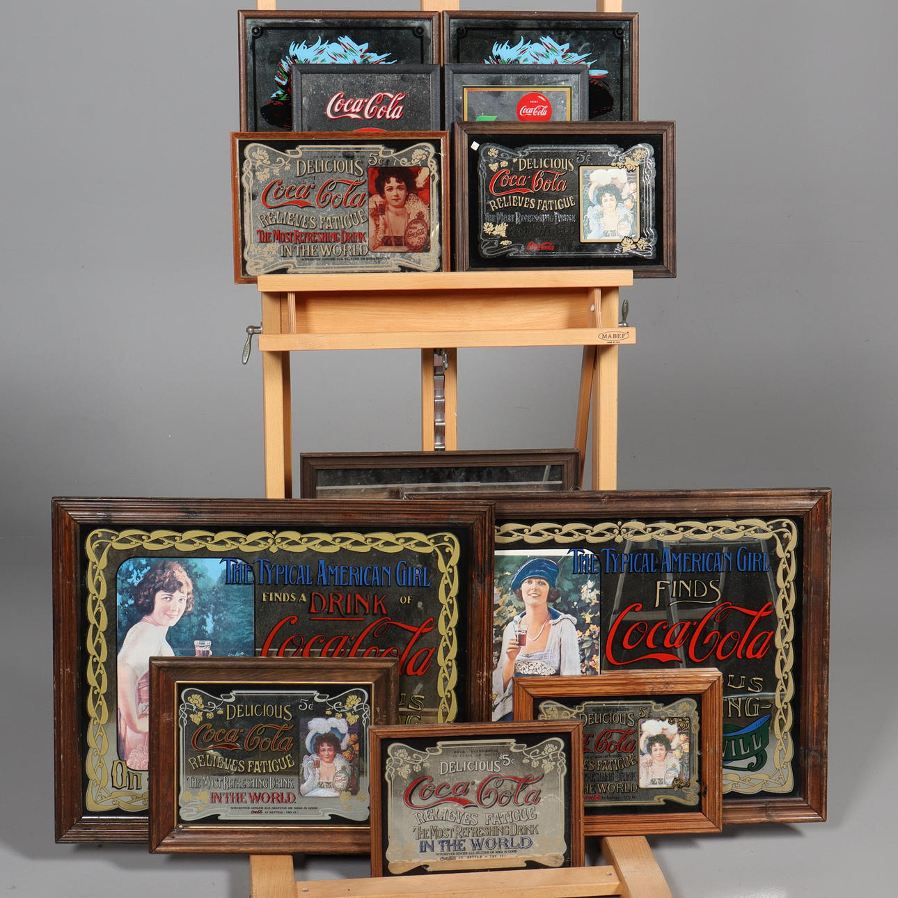 PEILILAUDOT, 11 kpl, Coca Cola, 1900-luku.