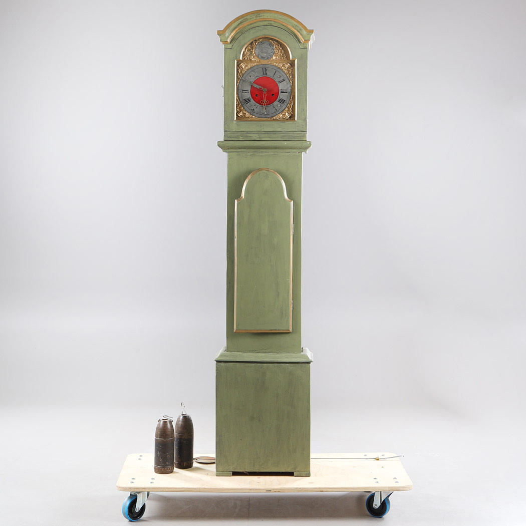 FLOOR CLOCK, dial marked 'Lars Frie, 1776'. Clocks & Watches - Longcase ...
