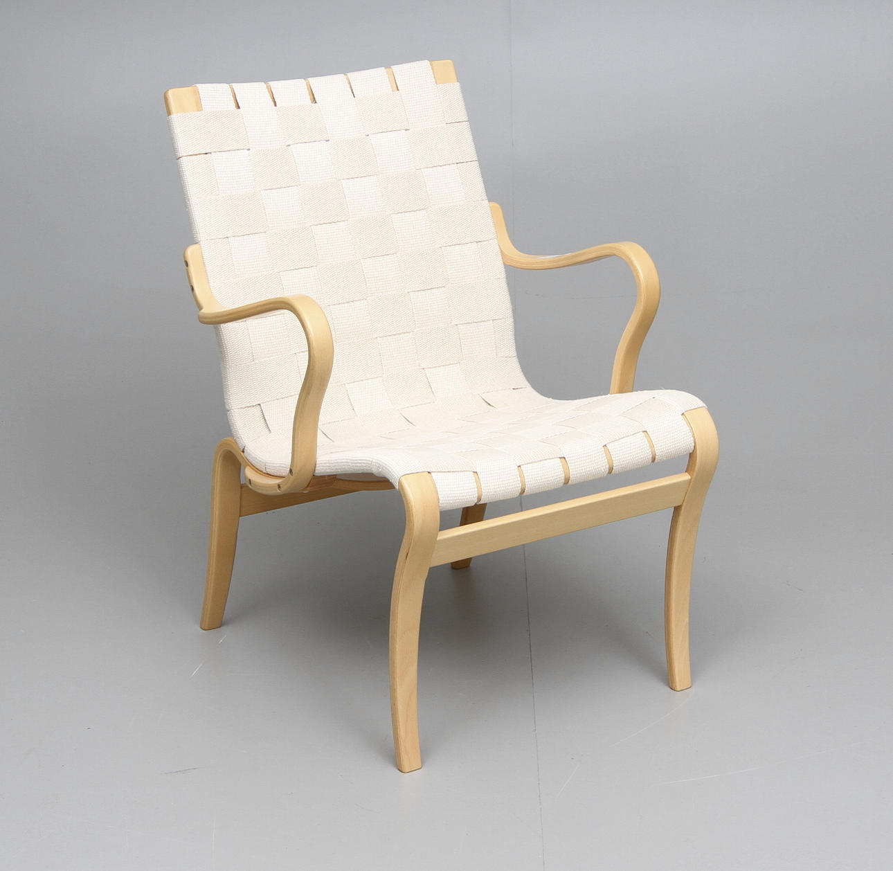 FÅTÖLJ, "Mina", Bruno Mathsson för Mathsson International.