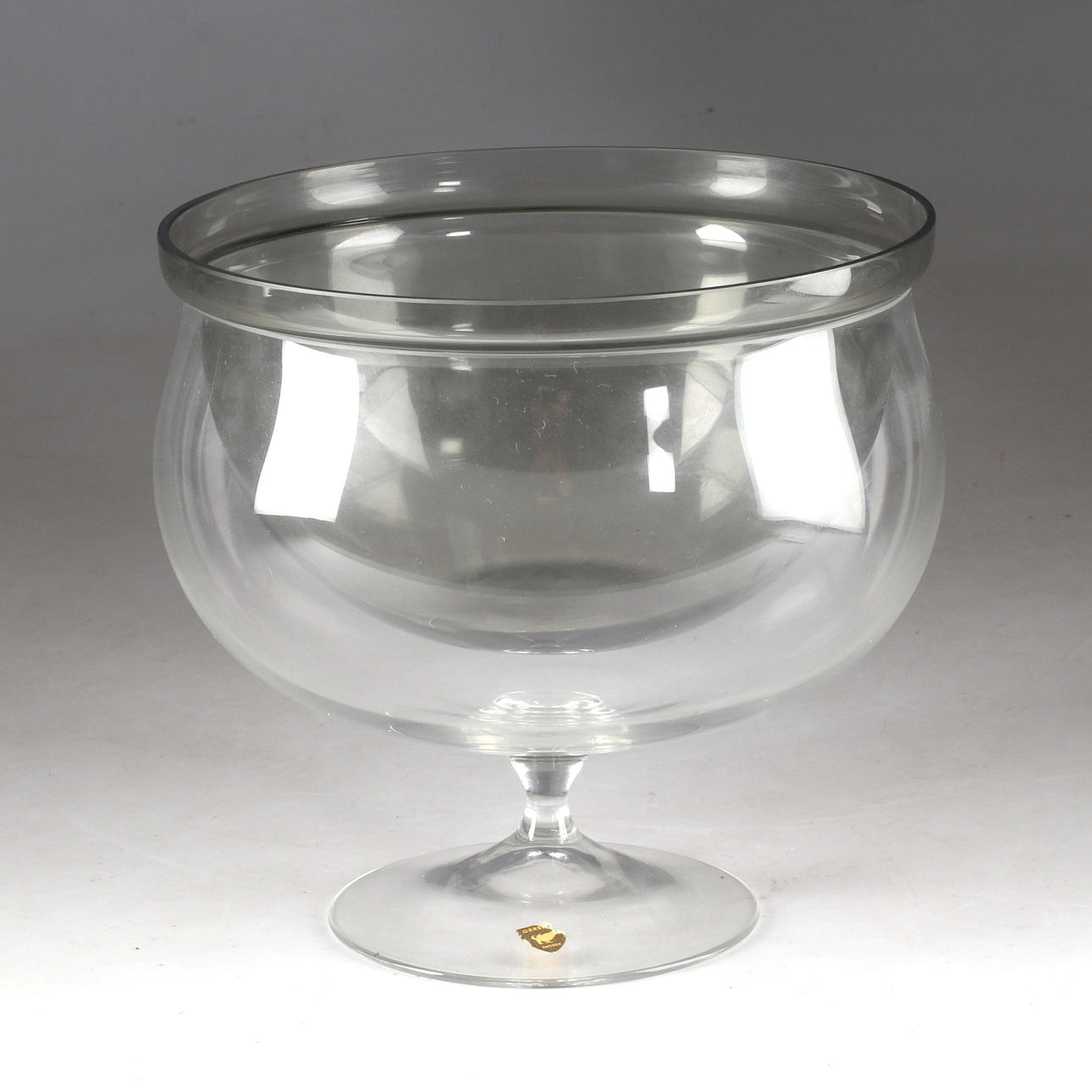 RÄKSKÅL, glas, Orrefors, 1900-tal.