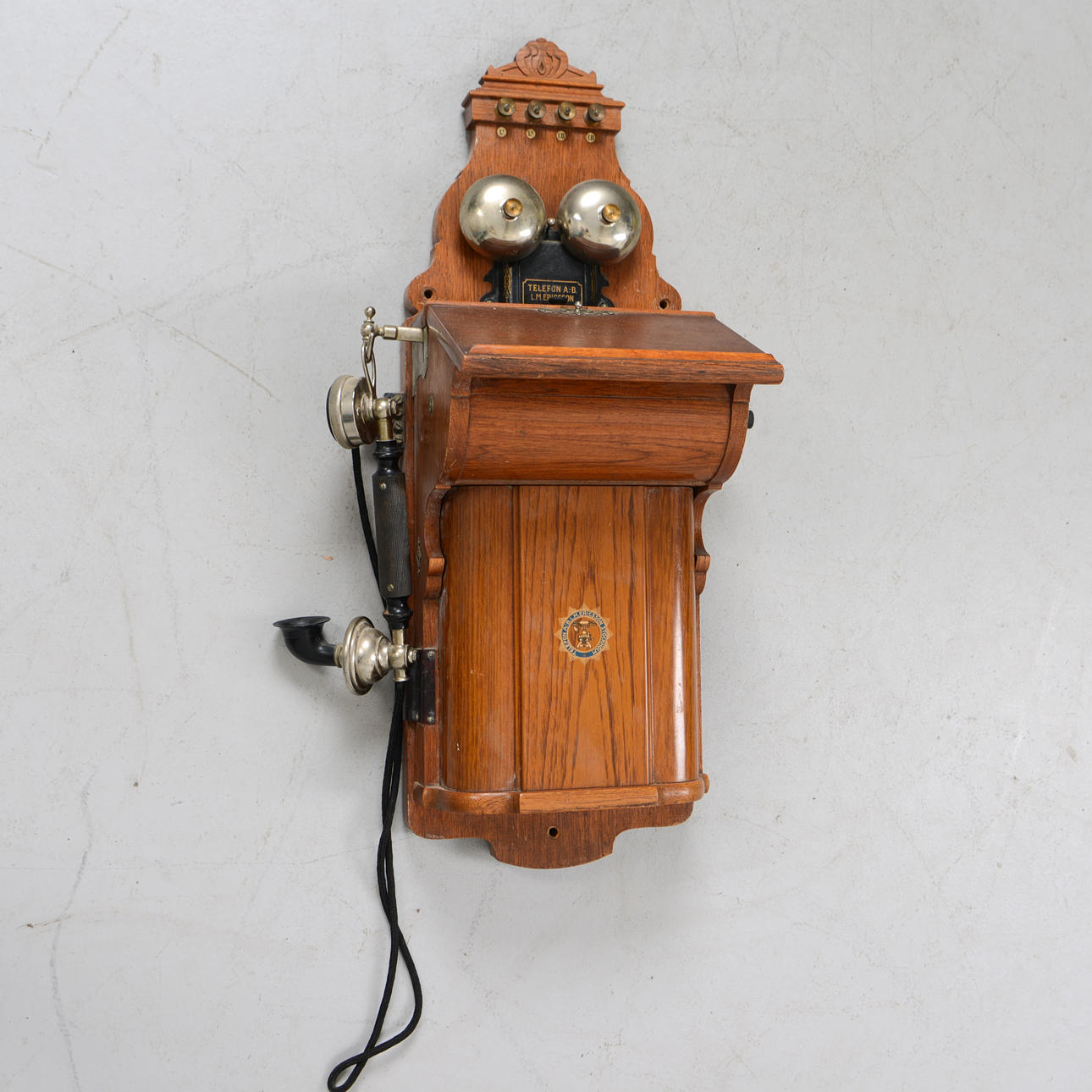 VÄGGTELEFON, L.M Ericsson.