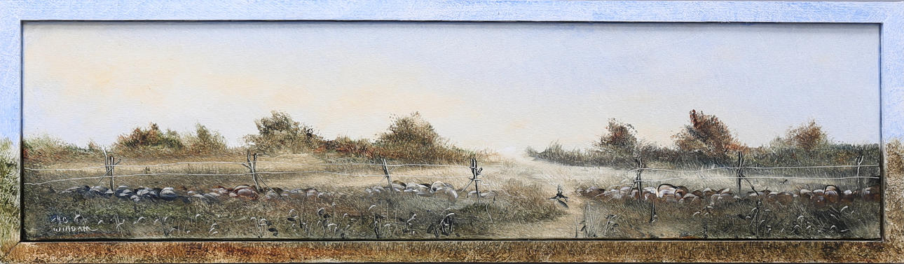 STEFAN WINDAHL. oil on canvas, signed.