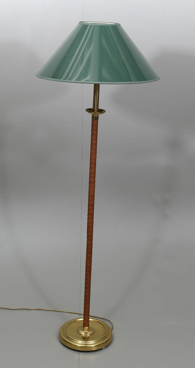 GOLVLAMPA, skinn imitation, Sverige, 1900-talets andra hälft.