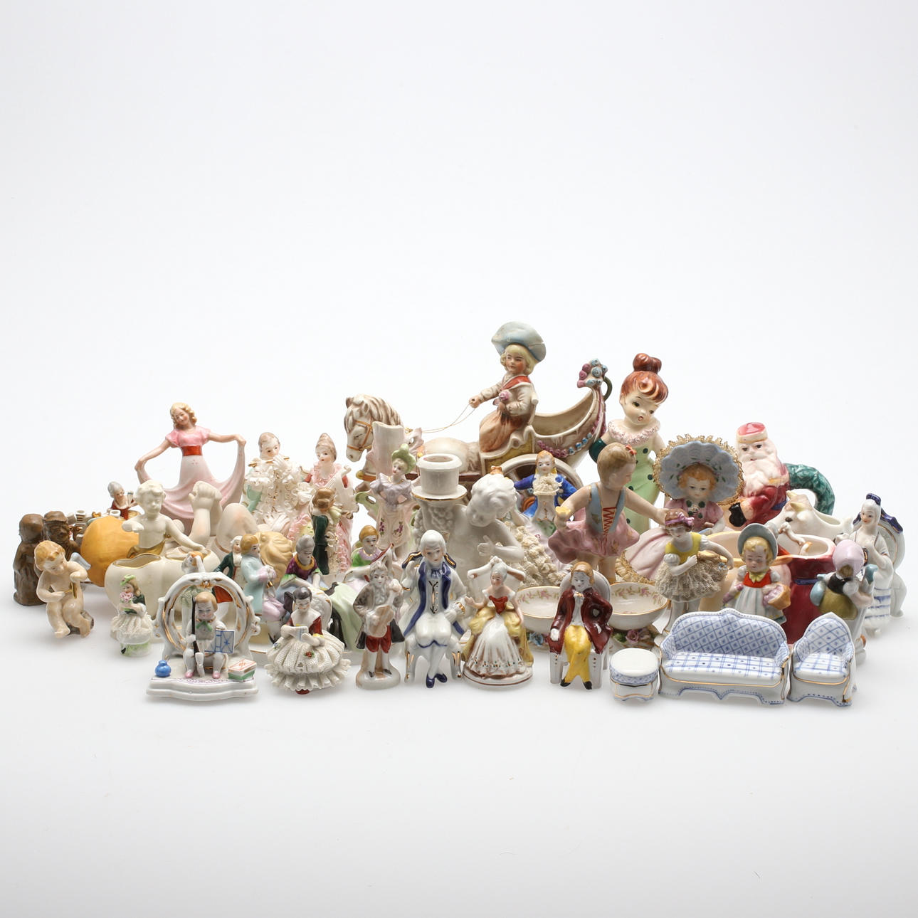 DIVERSE FIGURINER, med mera, keramik, 1900-tal.